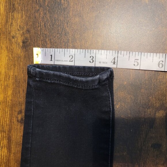 American Eagle Jeans 4 R Jegging Super Hi Rise 360 Next Level Stretch Black Wash - Picture 11 of 12